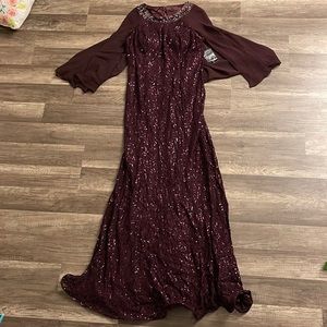 Brand SLNY. Women, formal purple dress. Size 10.